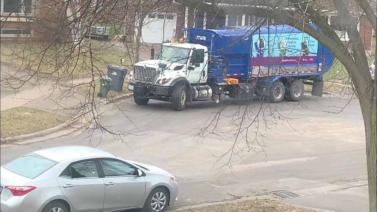 City of Guelph 2021 International HV Labrie Automizer Garbage Truck on