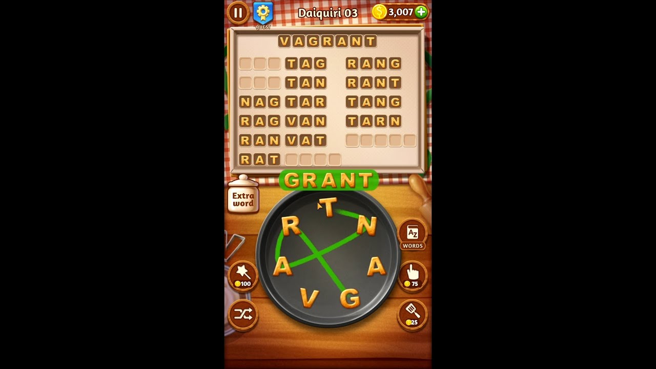 Word Cookies Daiquiri Levels 1-8 - Conspicuous Answers