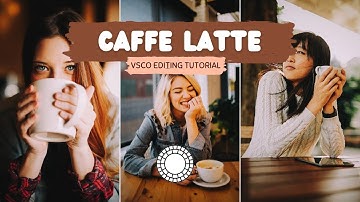 VSCO FILTER TUTORIAL | FREE VSCO PRESET | HOW TO EDIT YOUR CAFE PORTRAIT IN LESS THAN 5 MINUTES !!