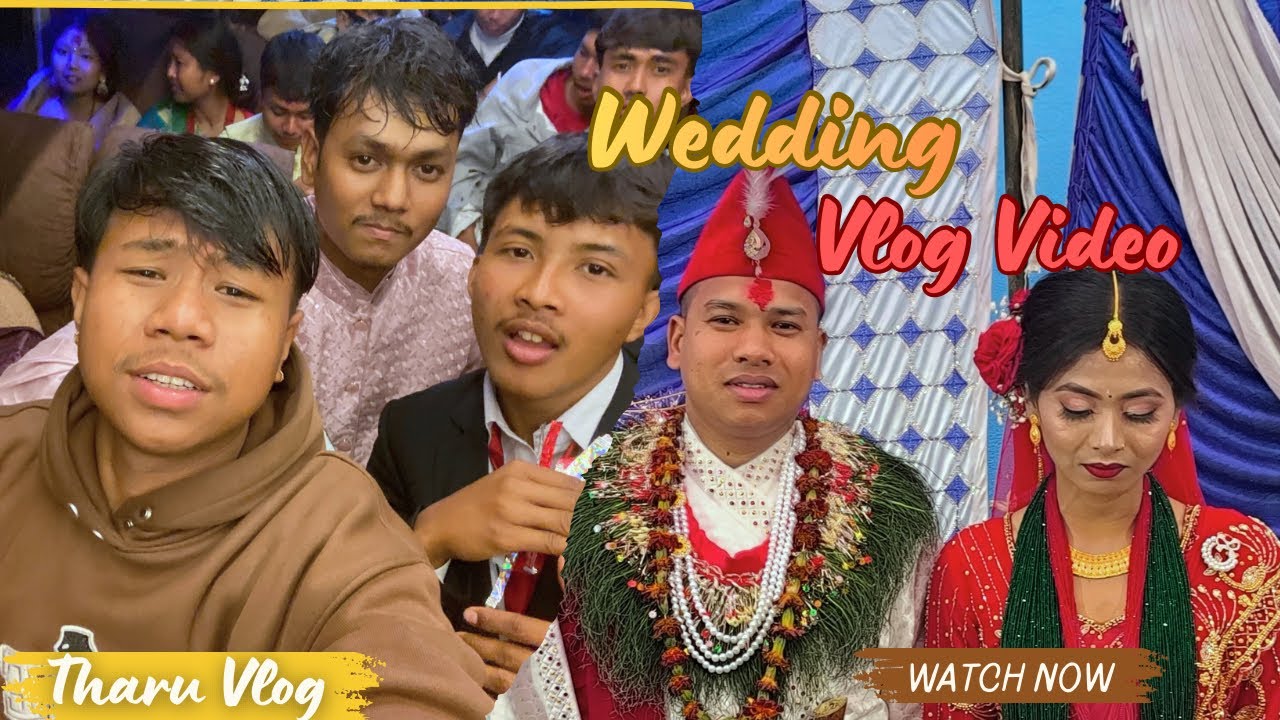 Wedding Vlog Video ❤️💐.    #dinu #dineshvlog #tharuvlogs #foryou #nanu #majgaun_kailali 