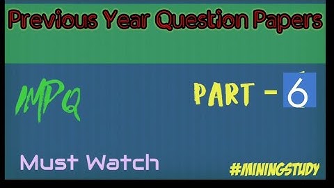 Important Previous year Question paper solve /ecl mining sirdar /Wcl mining sirdar part - 6 Cil