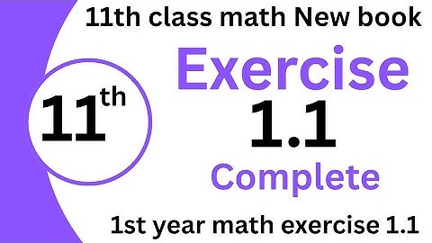 11th class math new book 2025 PCTB | Exercise 1.1 class 11 | 1st year math exercise 1.1 | Chapter 1