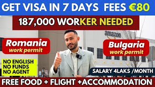 Romania work permit | Bulgaria work permit | Romania & Bulgaria work permit visa update 2024