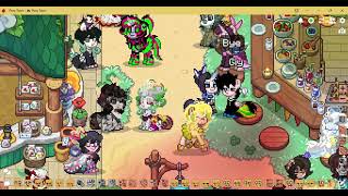 being nice to people in ponytown :)