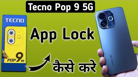 Tecno Pop 9 5G app lock kaise lagaye, how to set app lock in tecno, how to lock apps in tecno, app l