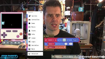 MakeCode Minute: Arcade Player Movement @adafruit @johnedgarpark #adafruit @MSMakeCode #makecode