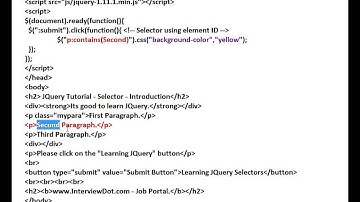 JQUERY CONTAINS SELECTOR DEMO
