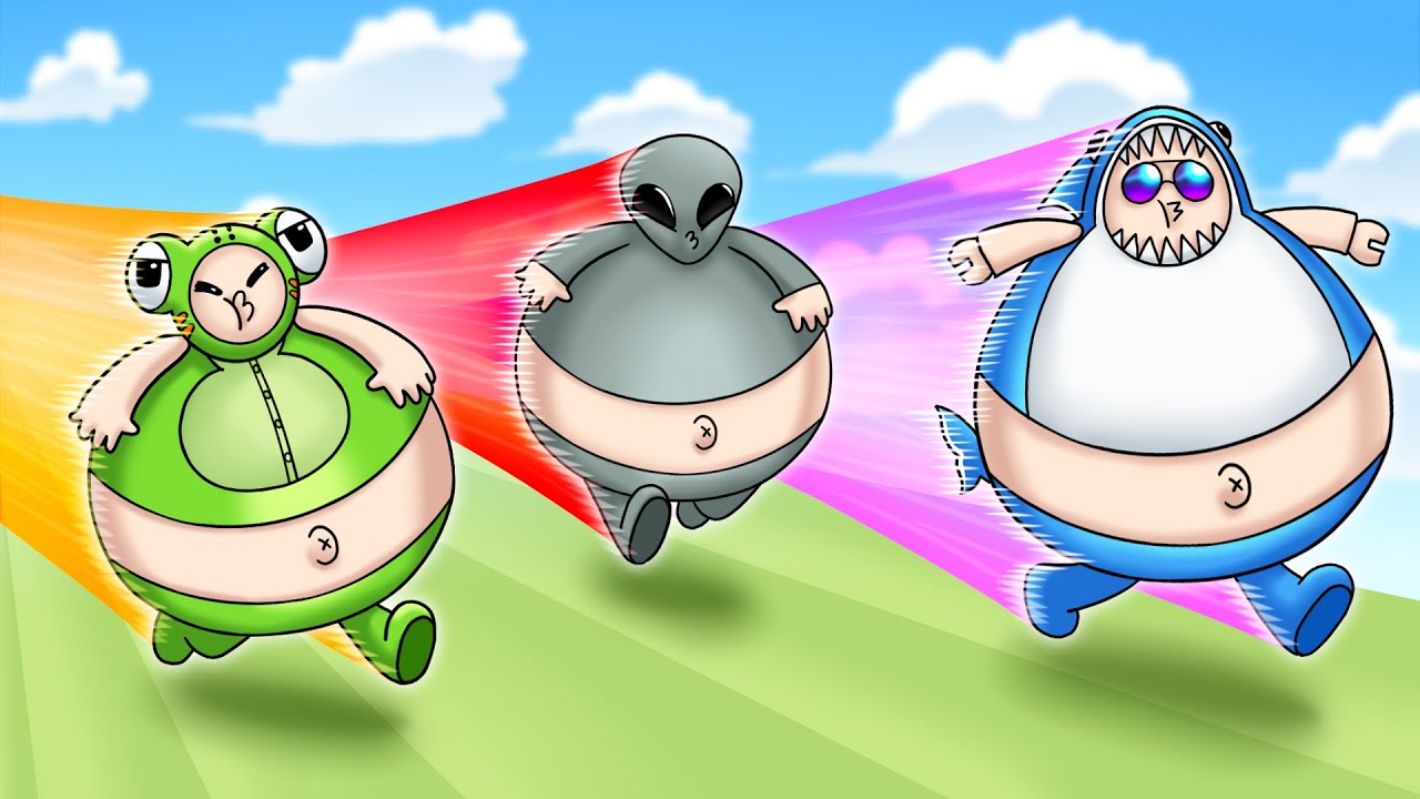 กบเลี่ยนหลามลองเป็นนักวิ่งสุดอ้วน 1 วัน - Roblox