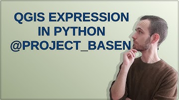 Gis: QGIS expression in Python @project_basename