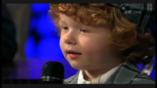 Brendan Grace's Grandson Singing