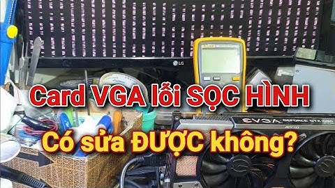 Card Vga lỗi sọc hình - đen hình, có sửa được không? #recom #suachuavga #rtx1080 #vgarepair