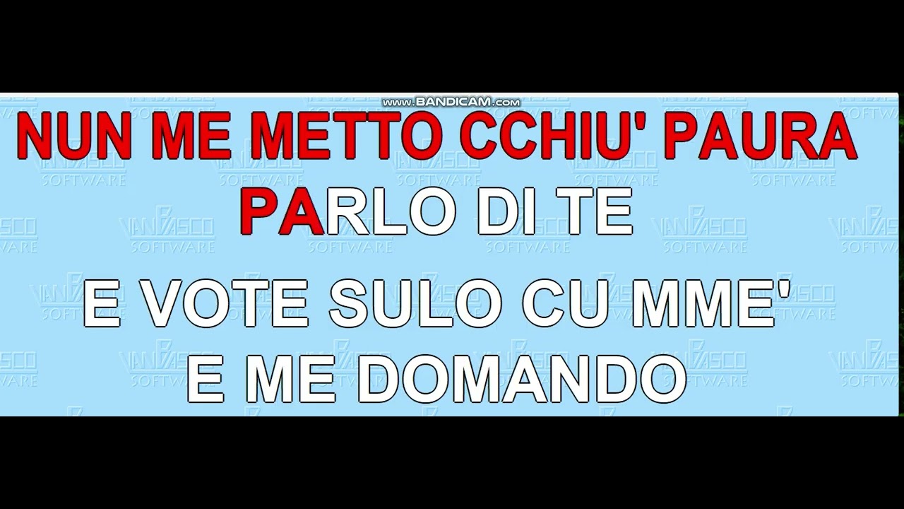 Nino D'Angelo Io Vivo Karaoke