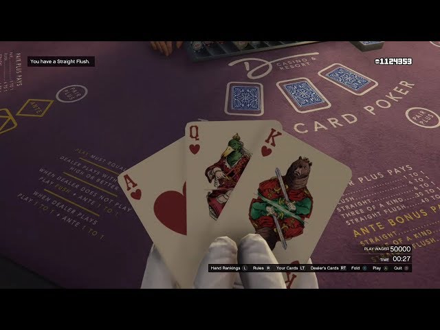 Royal Flush in San Andreas with max bet : r/GTA