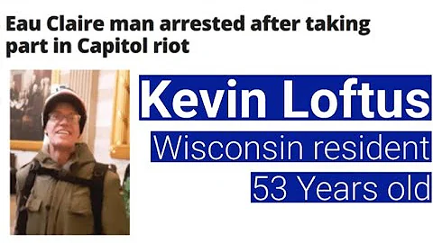 US Capitol Arrests: Kevin Loftus PLEADS GUILTY