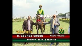 George Cross With Akshay Kumar Up Wins The Bangalore Turf Club Cup 2018