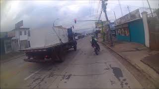 Action Camera Descuido De Un Motociclista.