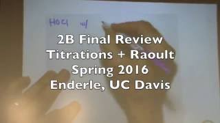 2B Final Review S16 Titr+