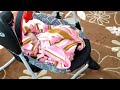 Pink Portable Baby Swing