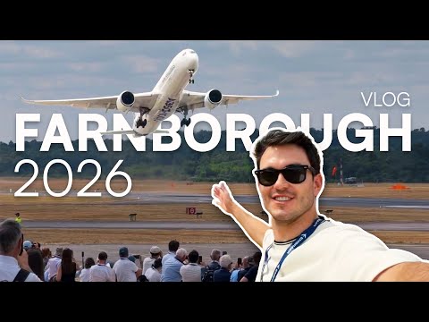 I went to one of the World‘s Biggest Airshows🇬🇧 | Farnborough Vlog