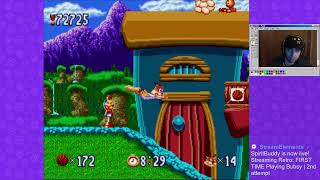 First Time Beating Bubsy 1 On The Camera