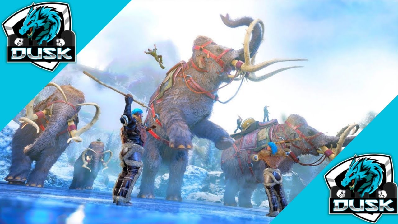 How to tame a mammoth on the new ark map Fjordur