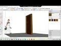 How to make a door in sketchup