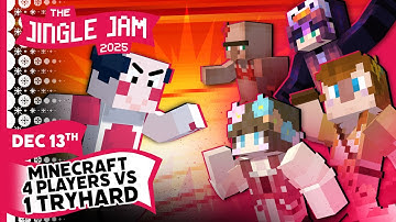 4 Players vs 1 Tryhard in Minecraft | Jingle Jam 2025 Day 13