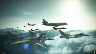 Celebrity F-14 Tomcat Squadron Refueling | ace combat 6 Fires of Liberation Wealth