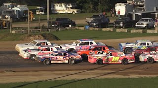 Street Stock 3 wide Start AFeature at Crystal Motor Speedway, Michigan on 09182022!!