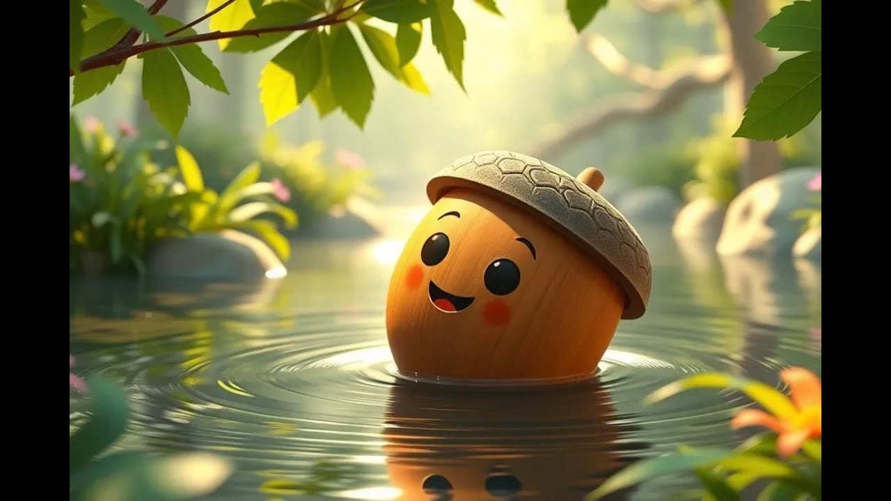 The Brave Acorn and the Gentle River 🌰🌊 | A Heartwarming Story for Kids
