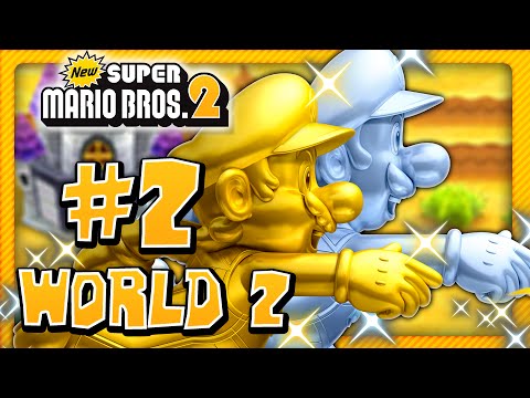 New Super Mario Bros 2 World 2 1 2 2 Player 100