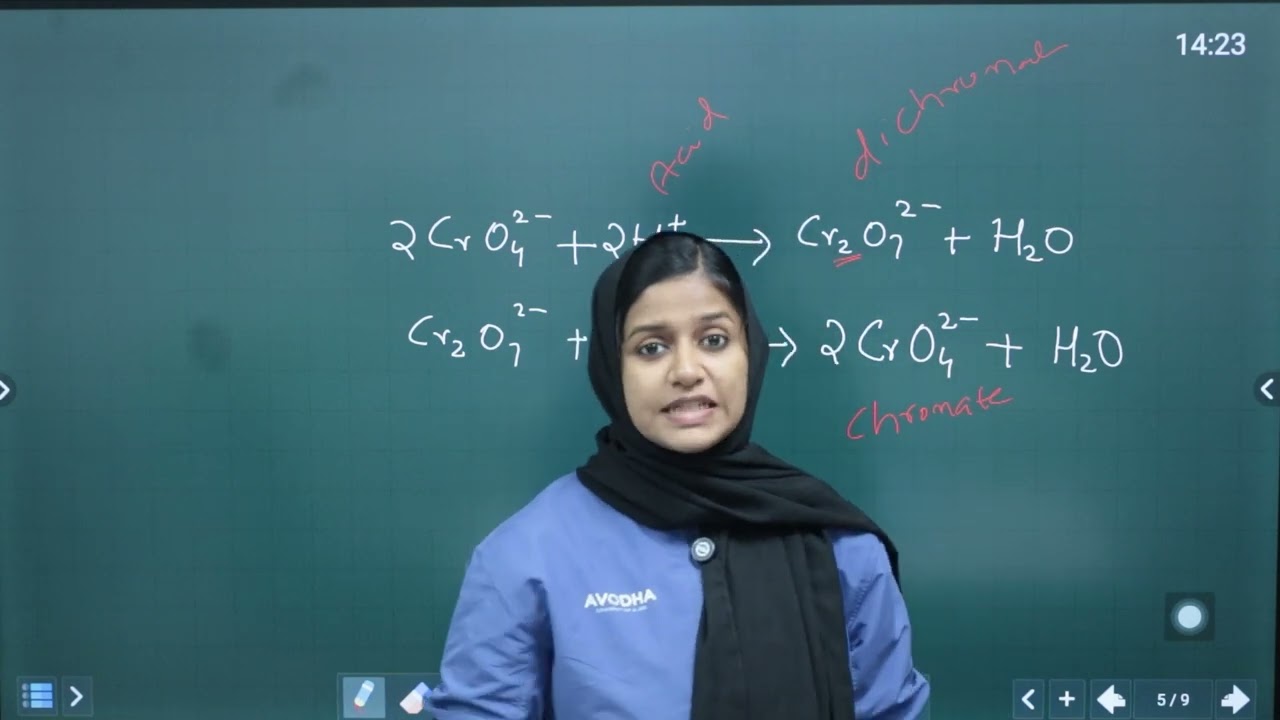 +2 Chemistry |⚛️4. d-Block & f-Block Elements|🧪Important Compounds of d-Block|Avodha Free Learning