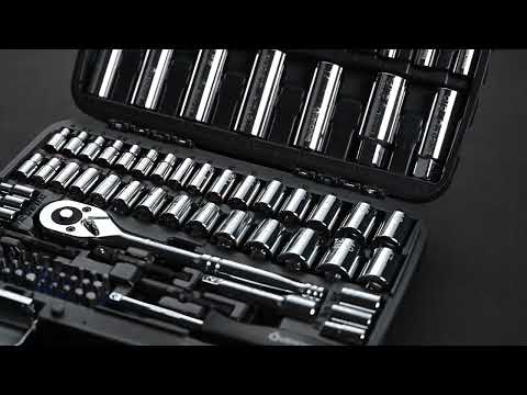 74 & 96pcs Socket Set with Ratchet Wrench AD