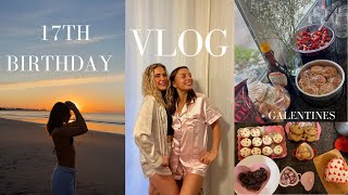 BDAY WEEKEND VLOG: how to balance fitness, food, and fun! (+galentines, Super Bowl, & beach run)