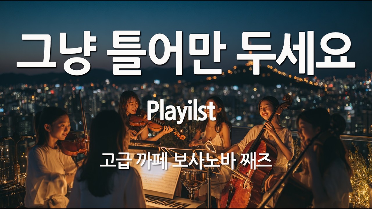 [Playlist]대화 방해 없는 고급스러운 매장 음악 / 카페, 레스토랑, 라운지 BGM