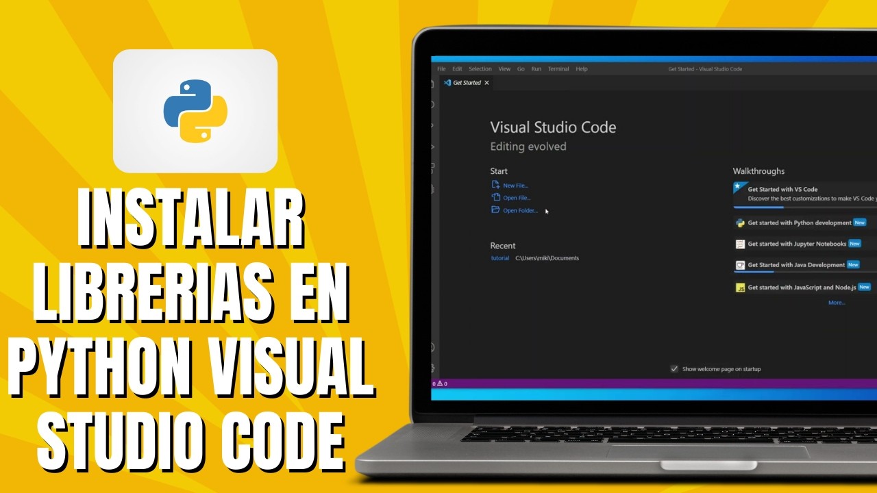 Cómo INSTALAR Librerias En PYTHON Visual Studio Code - YouTube
