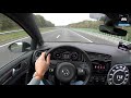 VW Golf R 2019 AKRAPOVIC Autobahn POV TOP SPEED 269km/h by AutoTopNL