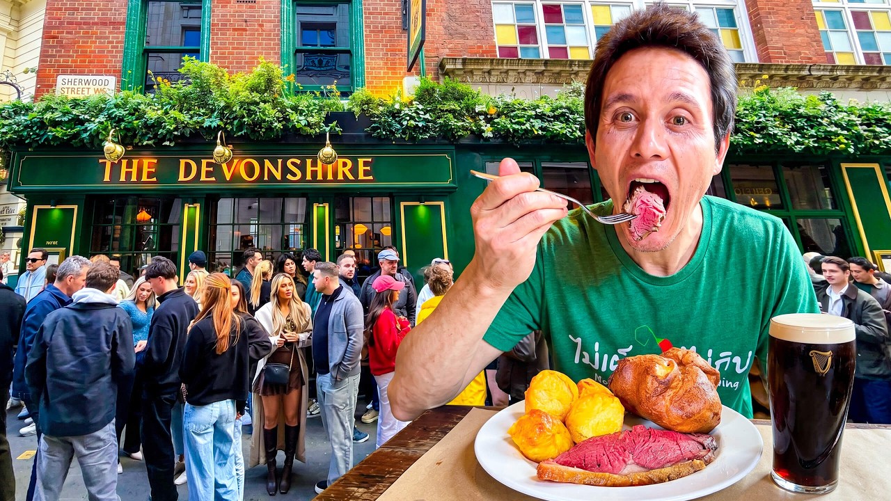 I Tried London's Most Famous Sunday Roast (No One Has Ever Done This)