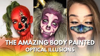 The Amazing Body Painted Optical Illusions of Toma Skabeikyte