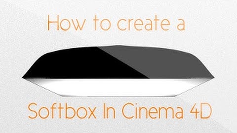 Create a softbox in Cinema 4D | FlawlessTutorials