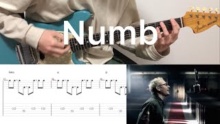 Linkin Park - Numb (guitar cover with tabs & chords)