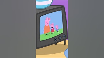 Peppa is on TV #PeppaPig #Shorts