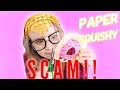 LIFE OF A PAPER SQUISHY SCAMMER (SKIT) FUNNY | Bryleigh Anne