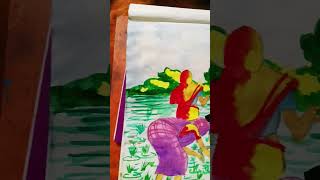 how to drawing picture nice beautiful drawing solid bhalo chobi aka drawing chobi 3d painting.