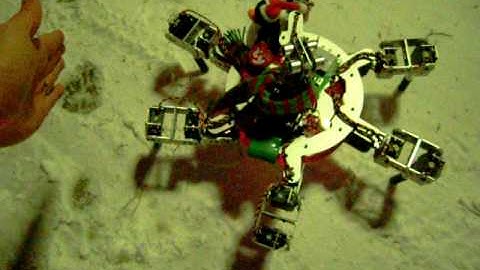 Hexapod using BASIC Stamp 2sx with 360°s of motion with Ping))) object detection