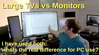 Large TVs vs. Monitors for Computers by Electromagnetic Videos 3,070 views 11 months ago 11 minutes, 20 seconds