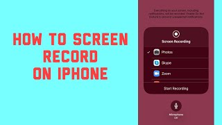 How to Screen Record on Iphone & Enable Audio microphone | Malayalam | 4K How To Screen Record In Apple Iphone Ios Screen Record With Audio In Iphone Malayalam