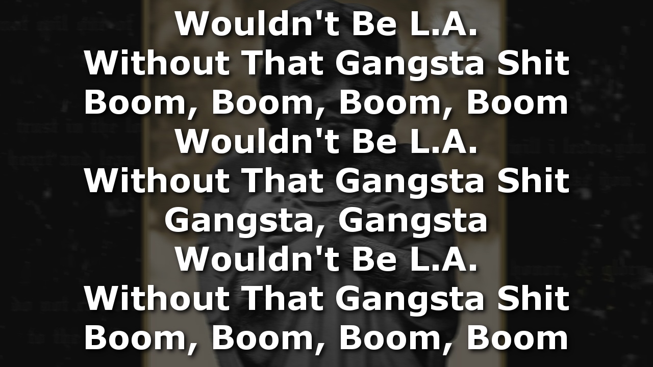 King Lil G   LA Vibe With Lyrics On Screen 2017