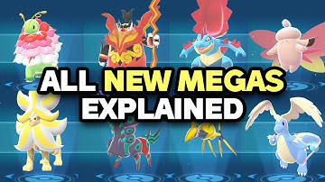 Pokemon Legends Z-A: Every NEW Mega Evolution Explained (Shiny Mega Evolutions Comparison)