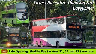 TEL Late Opening Shuttle Bus Services 51 52 53